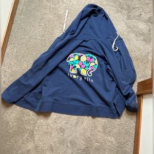 Ivory Ella zip up sweatshirt lemon and strawberry’s